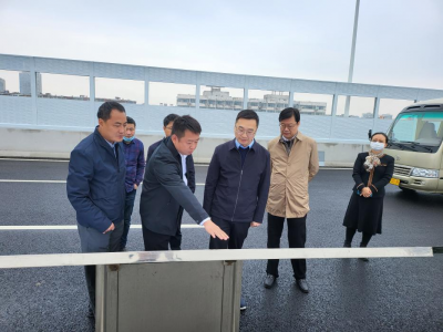 副市长赵捷一行赴南昌洪腾高架工程及洪都高架节点项目视察指导事情