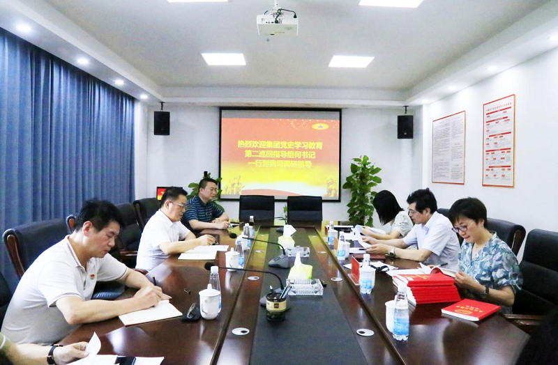 集团公司党史学习教育巡回指导组划分到各下层单位调研督导